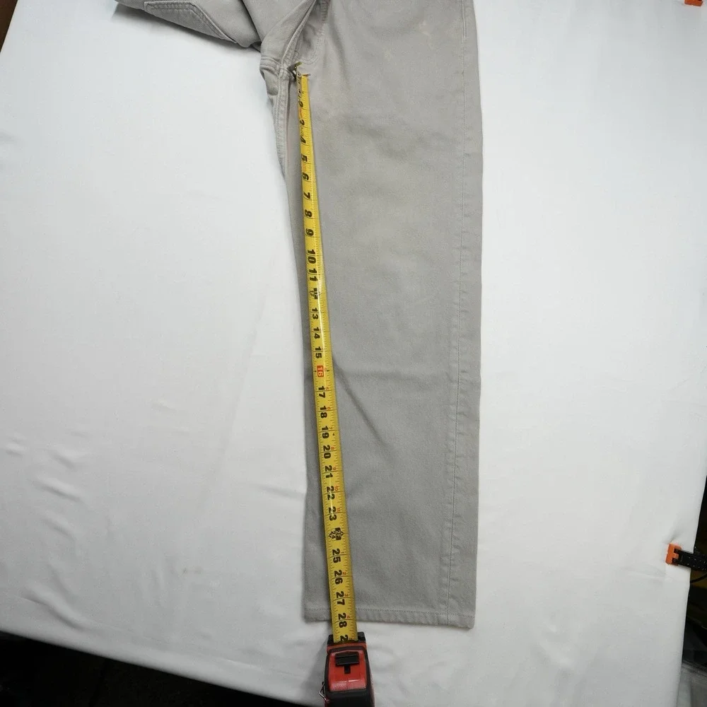 Vtg 90s Levi's 501s 36X30 (35.5X28)‎ Denim Jeans Gray ButtonFly Classic Straight